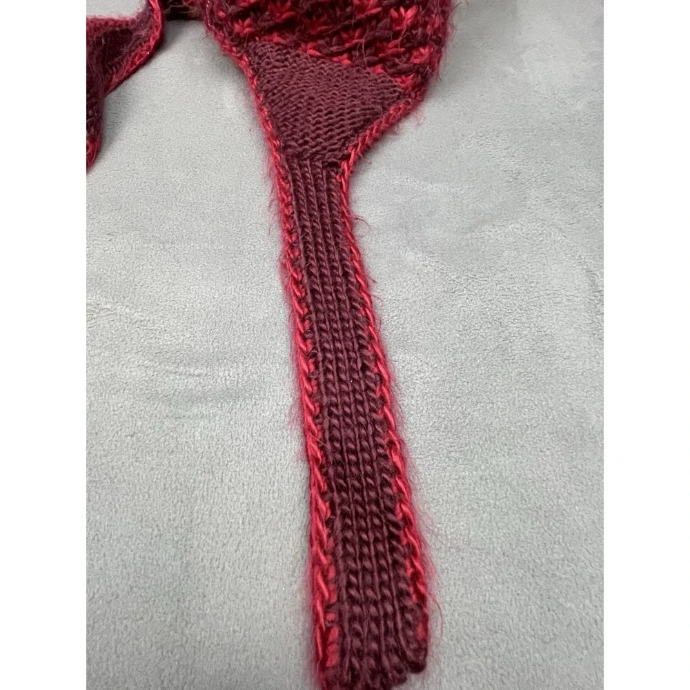 Pistil Ear flap‎ Beanie Hat Womens One Size Red Skull Cap Hat